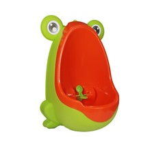 Lime Green & Red Baby Potty Boy Training Urinal Frog Fun Toddler Toilet Trainer