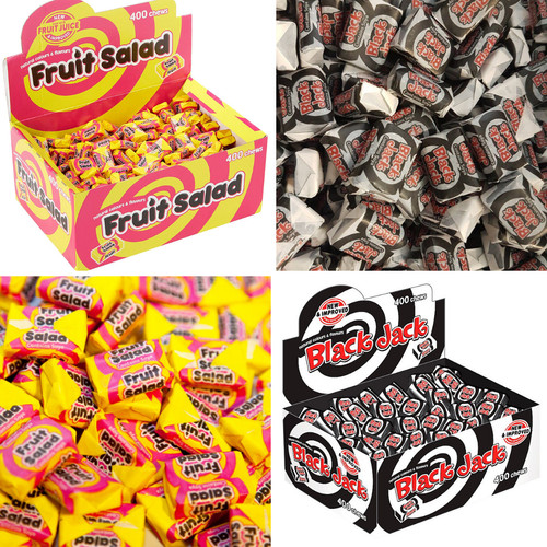 Fruit salad black jack sweets - black,