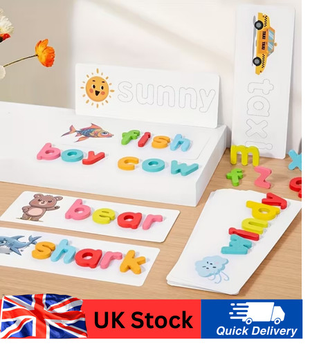 Children wooden spelling word - children,
