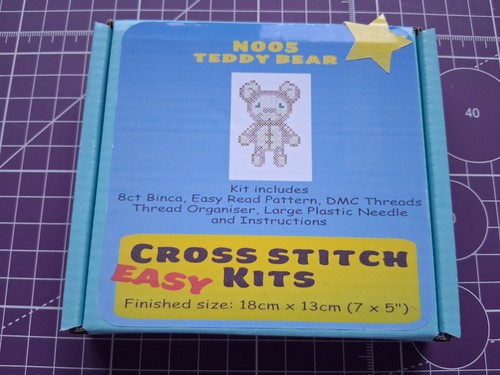 Teddy bear easy cross stitch - teddy,