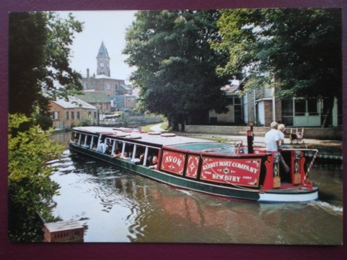 Postcard sailing vessels barge - sailing,