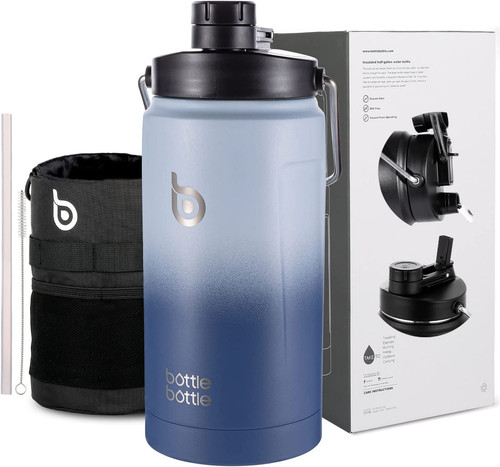 Litre water bottle with - water,