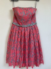 Strapless Floral Dress Size 10