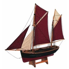 52cm Brixham Trawler Model Yacht Classic Fishing Boat Replica Nautical Decor