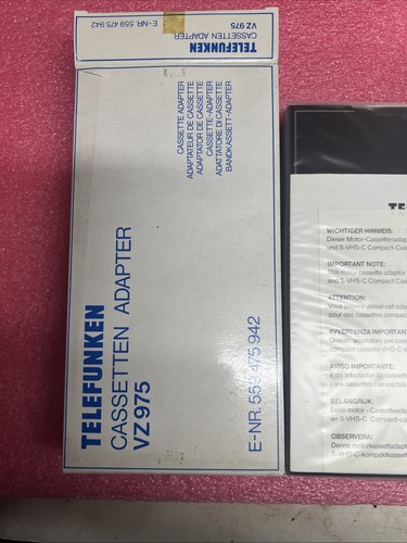 Motorized vhs - vhs-c,