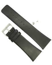 Watch Strap Leather Black