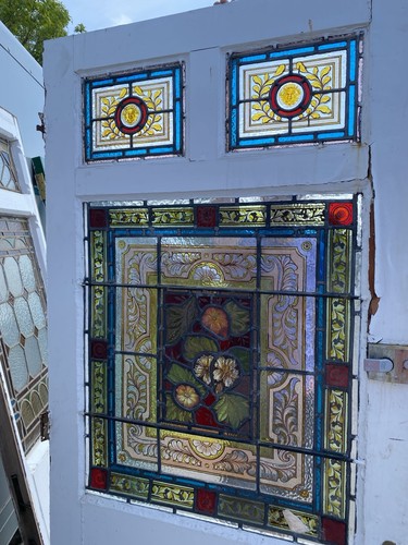 Antique victorian front door - front,