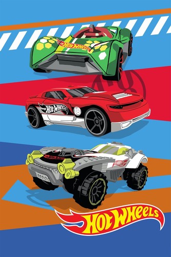Hot wheels fleece blanket - fleece,