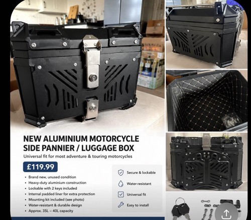 Brand new aluminium motorcycle
