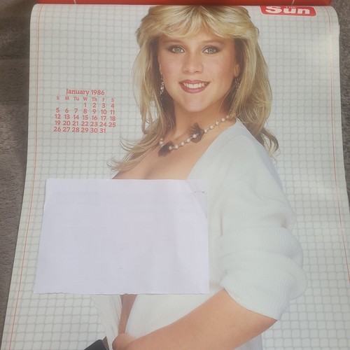 Sun page calendar - 3, 1986