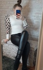 Fleece Lined Wax Leggings