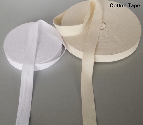 20mm wide white natural - (3/4"), white,natural