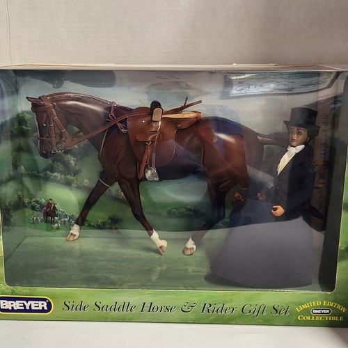 Breyer side saddle horse - saddle,