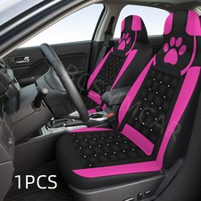 Front Car Seat Covers Pink For