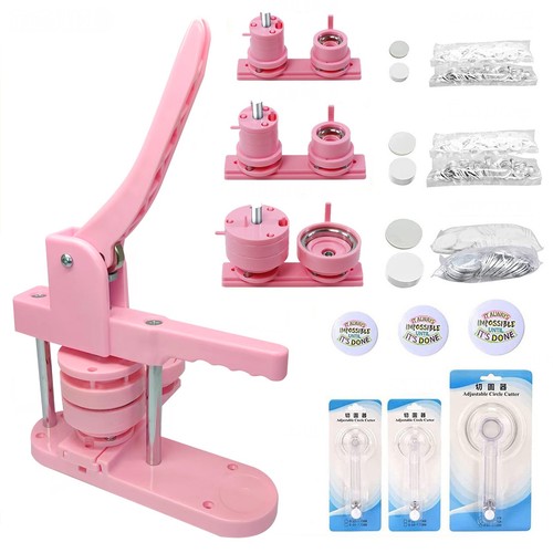 Button badge maker - 3-in-1,