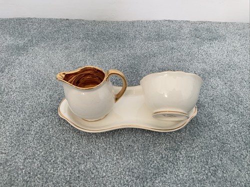 Crown devon cream and sugar - devon,