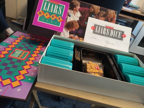 Liars dice game - liars, board