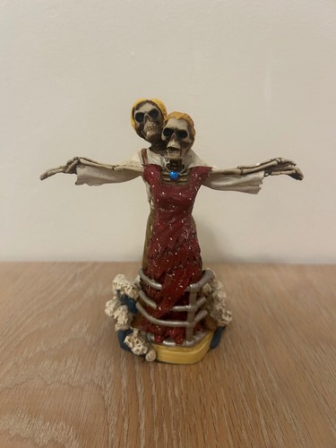Skeleton couple figurine with - skeleton,