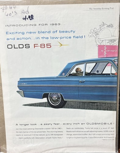 Vintage ads oldsmobile 85 - vintage, f-85