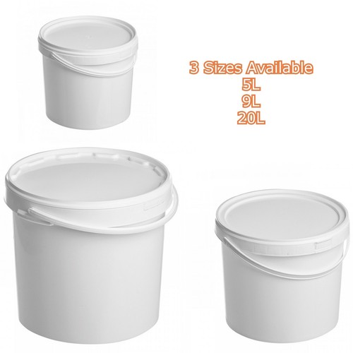 20l white plastic bucket - 5l,
