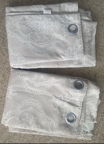 Dunelm lined eyelet curtains - dunelm,