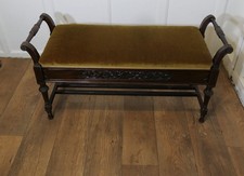 An Edwardian Duet Piano Stool