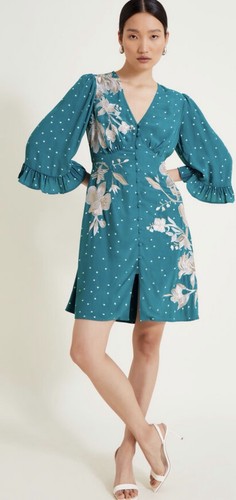 Monsoon size teal polka dot - 22,