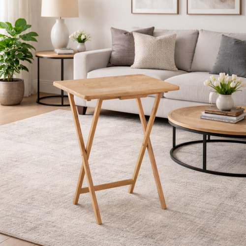 Small folding rubberwood - small, tv