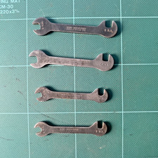  Four vintage Nubo BA spanners