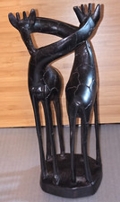 Wooden Giraffe Sculpture