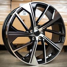 20"/Audi A4/S4 2004-2025/Gloss Black Machined Face SQ5 Design 8.5j Alloys X4