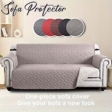 Quilted Sofa Cover Furniture Protector Settee Throws 1/2/3 Seater For Pet DOGs