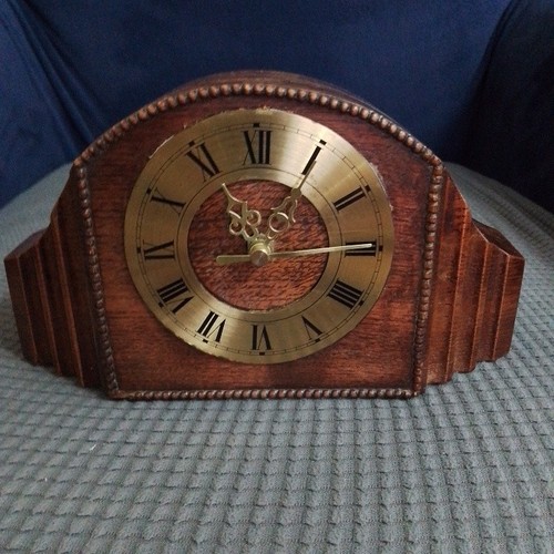 Vintage solid wooden clock - vintage,
