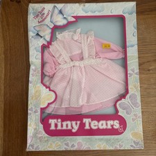 Vintage Tiny Tears Pink Doll Dress 25th Anniversary Set Unopened Boxed Rare