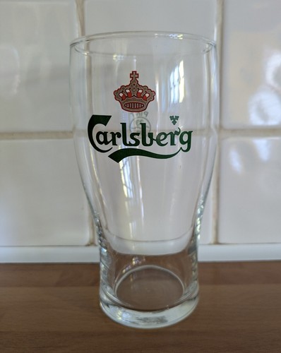 Vintage carlsberg pint glass - vintage,