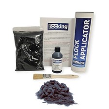 Flocking Kit Anthracite Small - Dashboard Flock Adhesive Applicator - Craft
