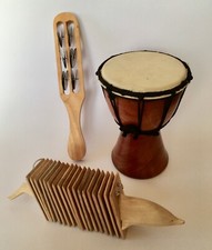 Djembe Drum Percussion Set