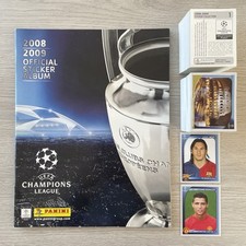 Panini UEFA Champions League 2008-2009 Complete Loose Set of Stickers & Album