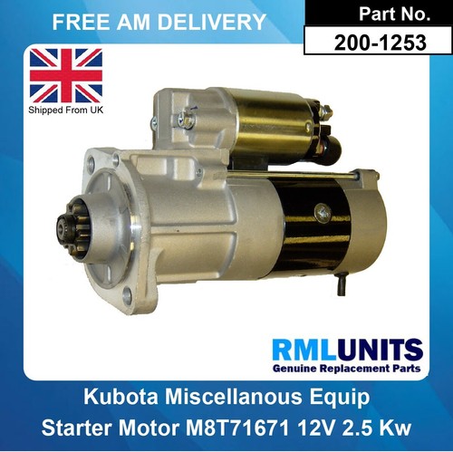 Starter motor for nanni - motor,