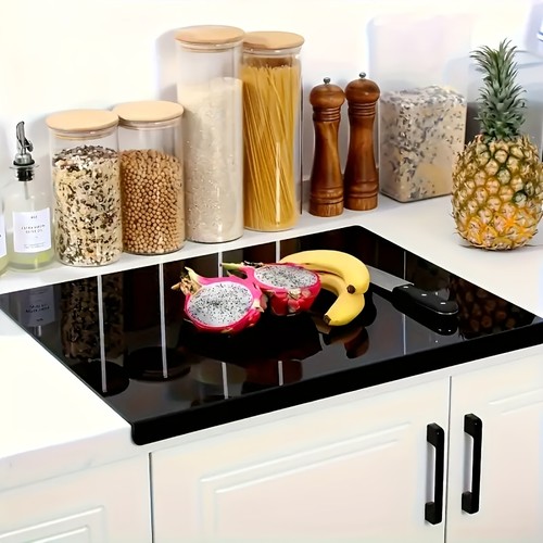 Large black acrylic cutting - black,