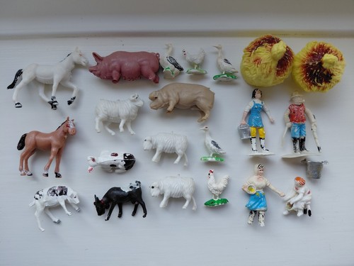 Lot vintage plastic farm - lot, of