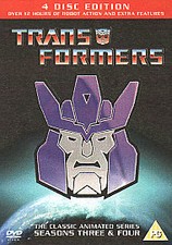 Transformers Classic Animated Series Season 3 And 4 DVD BOXSET NEW SEALED UK R2