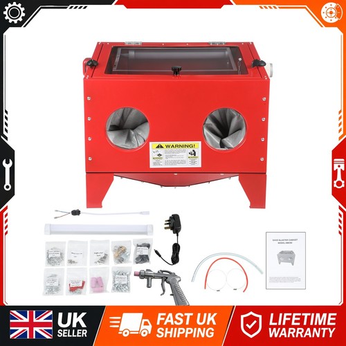 Sand blasting cabinet - cabinet, work