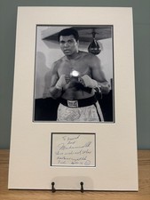 Muhammad Ali Signed Page