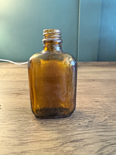 Vintage amber glass - amber, medicine
