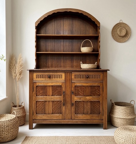 Vintage solid oak dutch - solid,