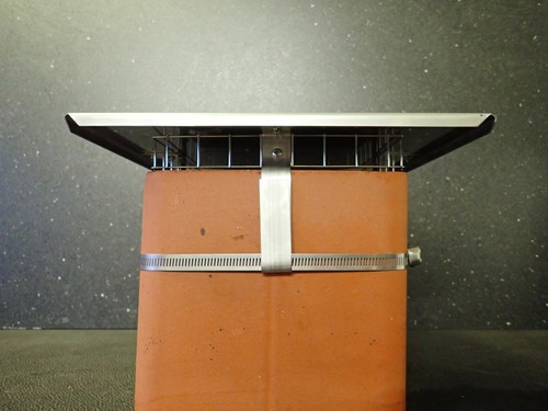 Square stainless steel chimney - square,