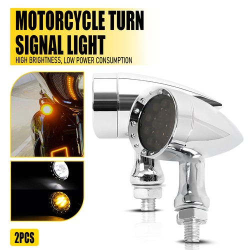 12v chrome bullet - 2x,
