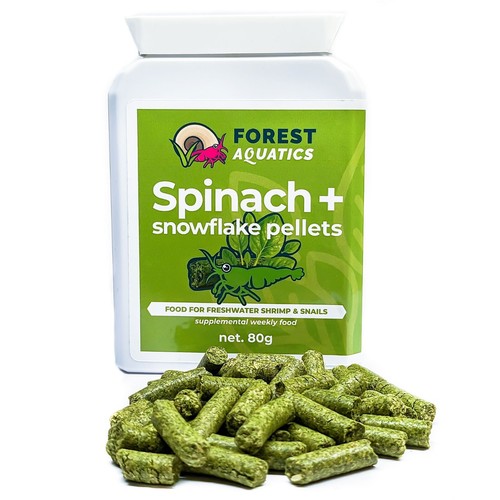 Spinach snowflake shrimp - spinach, &