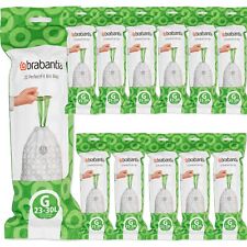 Brabantia Bin Liners 240pcs Rubbish Bags 23 - 30L Code G Waste Bags Refuse Bags